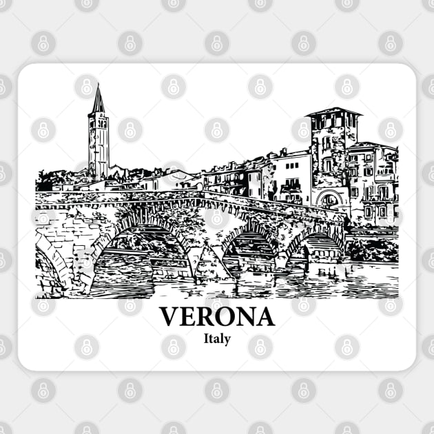 Verona - Italy Magnet by Lakeric